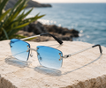 Lunettes de Soleil LIVO Silver Blue