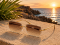 Lunettes de Soleil LIVO Gold Smoky Brown