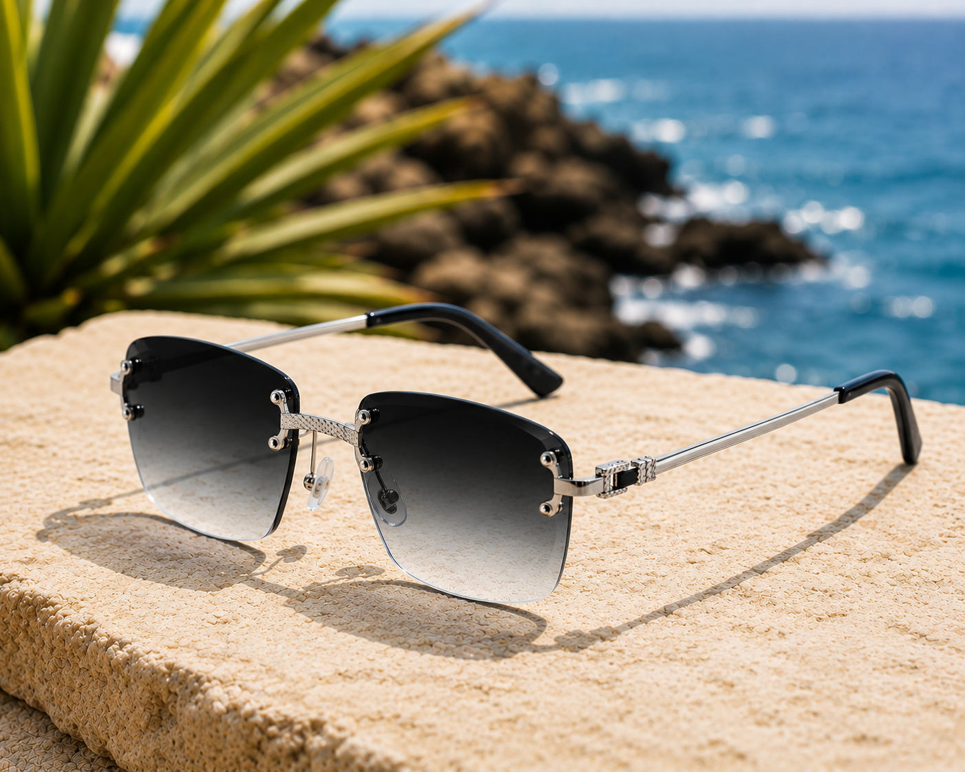 Lunettes de Soleil LIVO Silver Black