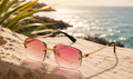 Lunettes de Soleil LIVO Pink Gold